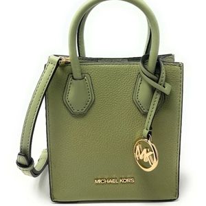 Michael Kors Mercer XS Shopper Leather Crossbody Bag  $298